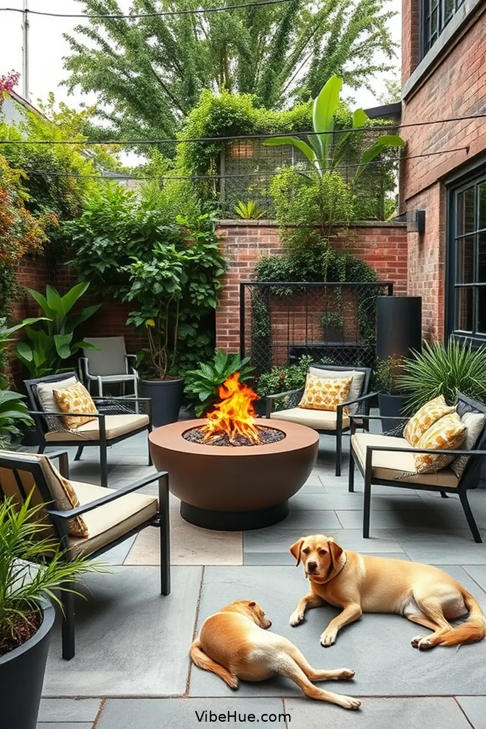 20 Essential Tips for an Industrial Style Spring Outdoor Patio 8 Create a Focal Point for 20 Essential Tips for an Industrial Style Spring Outdoor Patio