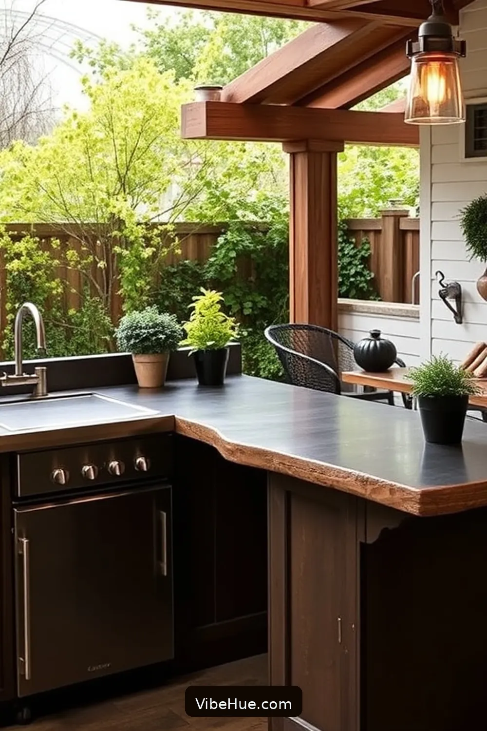20 Essential Tips for an Industrial Style Spring Outdoor Patio 15 Create an Outdoor Kitchenette for 20 Essential Tips for an Industrial Style Spring Outdoor Patio