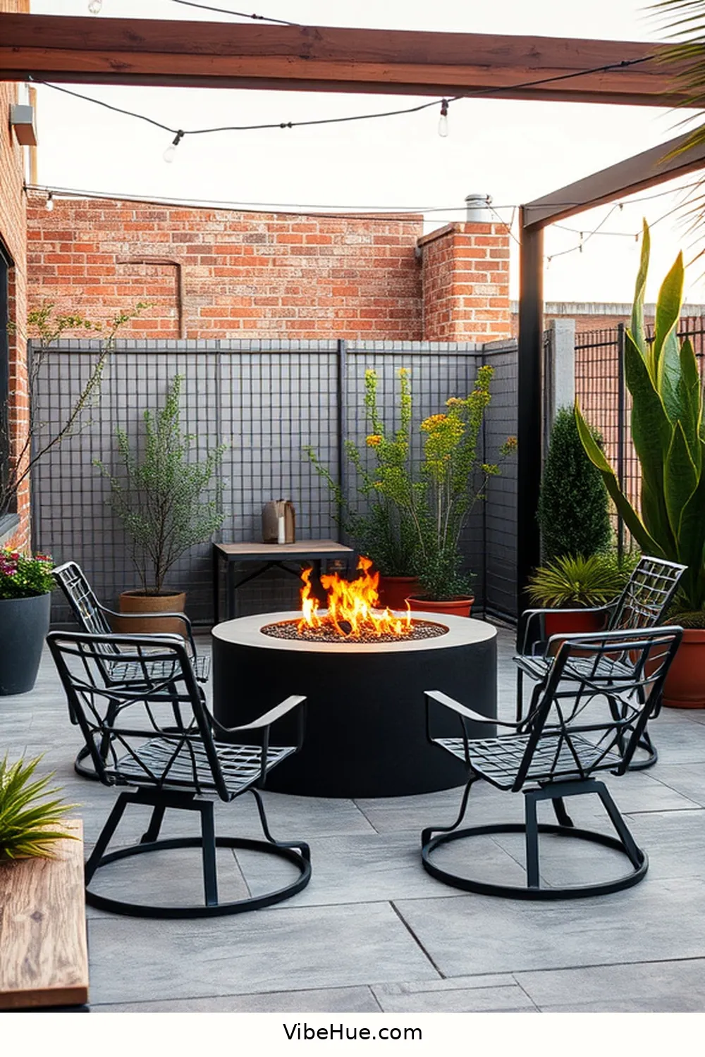 20 Essential Tips for an Industrial Style Spring Outdoor Patio 13 Install a Fire Pit or Chiminea for 20 Essential Tips for an Industrial Style Spring Outdoor Patio
