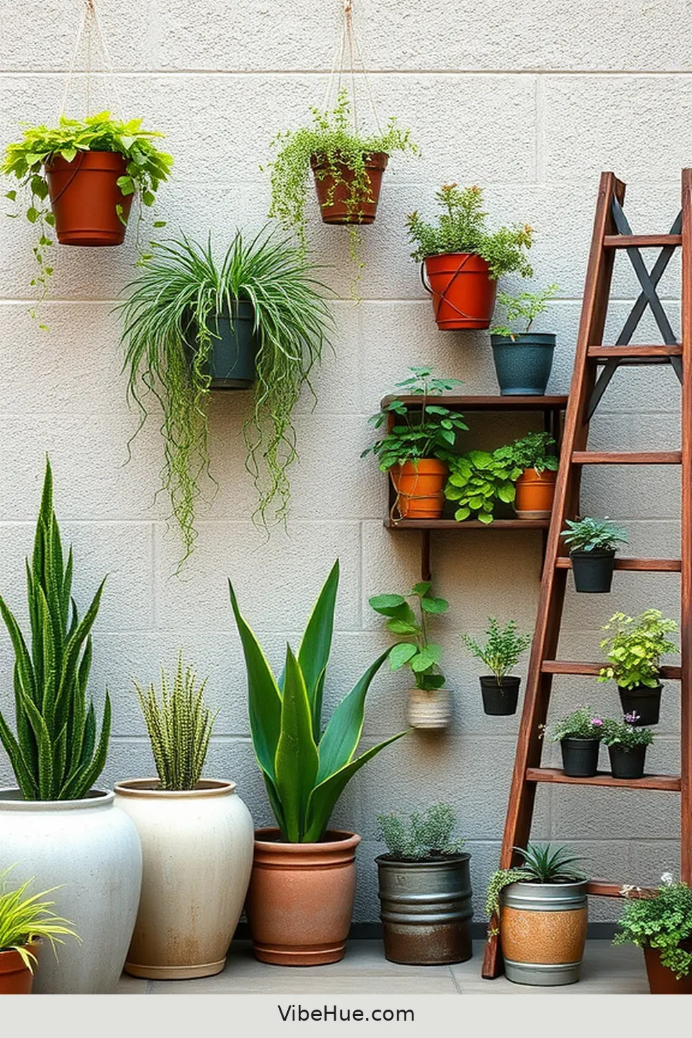 20 Essential Tips for an Industrial Style Spring Outdoor Patio 18 Maximize Vertical Space for 20 Essential Tips for an Industrial Style Spring Outdoor Patio