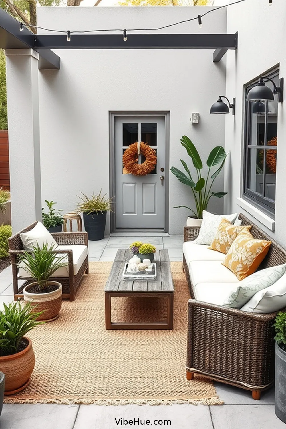 20 Industrial Style Ideas for Your Summer Outdoor Patio 11 Choose a Neutral Color Palette for 20 Industrial Style Ideas for Your Summer Outdoor Patio