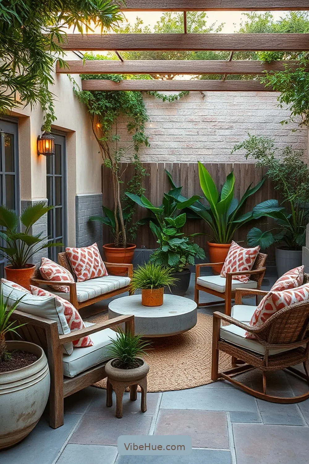20 Industrial Style Ideas for Your Summer Outdoor Patio 2 Embrace Raw Materials With Concrete Furniture for 20 Industrial Style Ideas for Your Summer Outdoor Patio