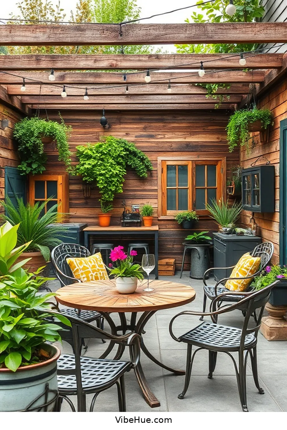 20 Industrial Style Ideas for Your Summer Outdoor Patio 9 Incorporate Vintage Finds for 20 Industrial Style Ideas for Your Summer Outdoor Patio