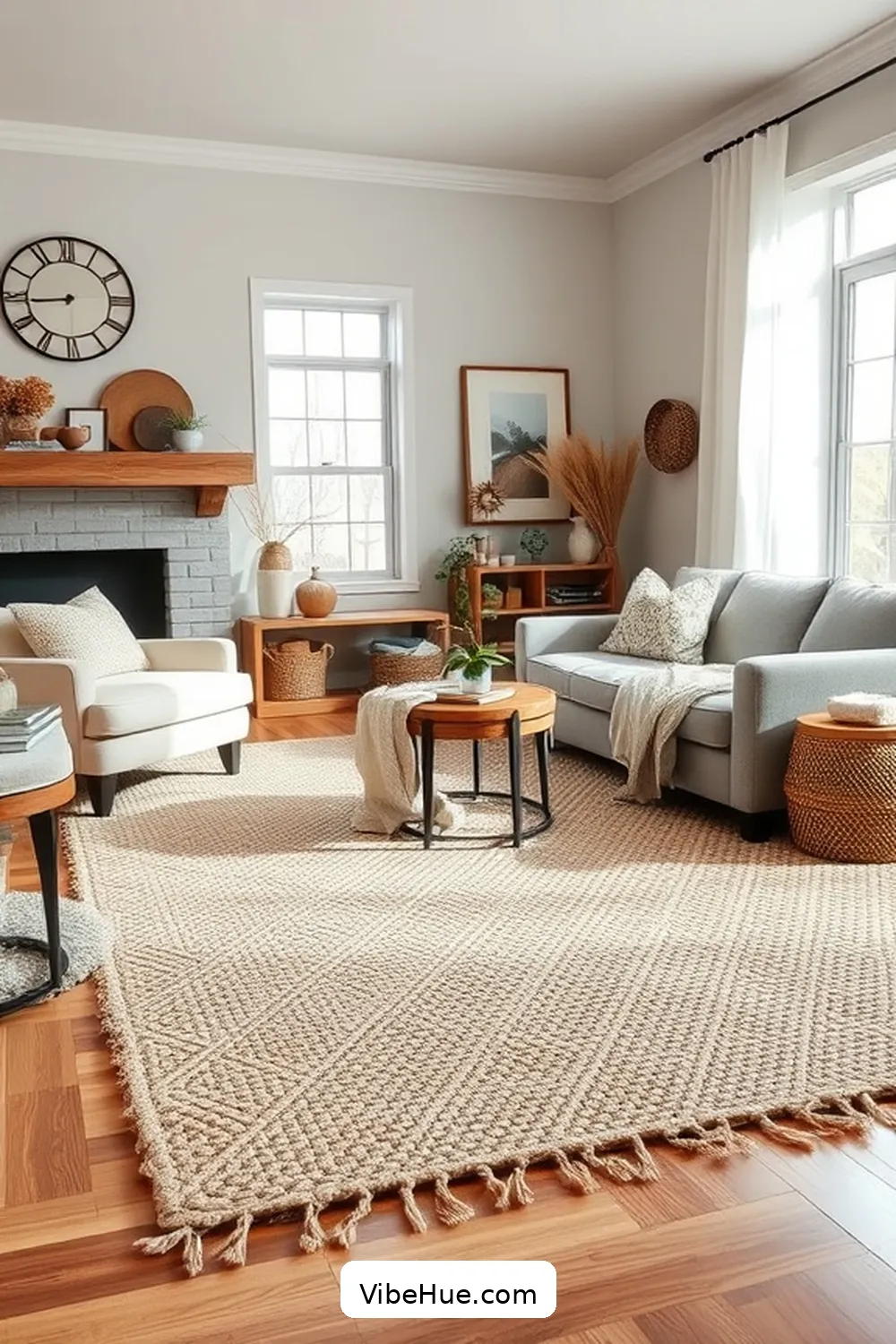 20 Key Elements for Year-Round Modern Farmhouse Living Room Style 11 Natural Fiber Rugs for 20 Key Elements for Year-Round Modern Farmhouse Living Room Style