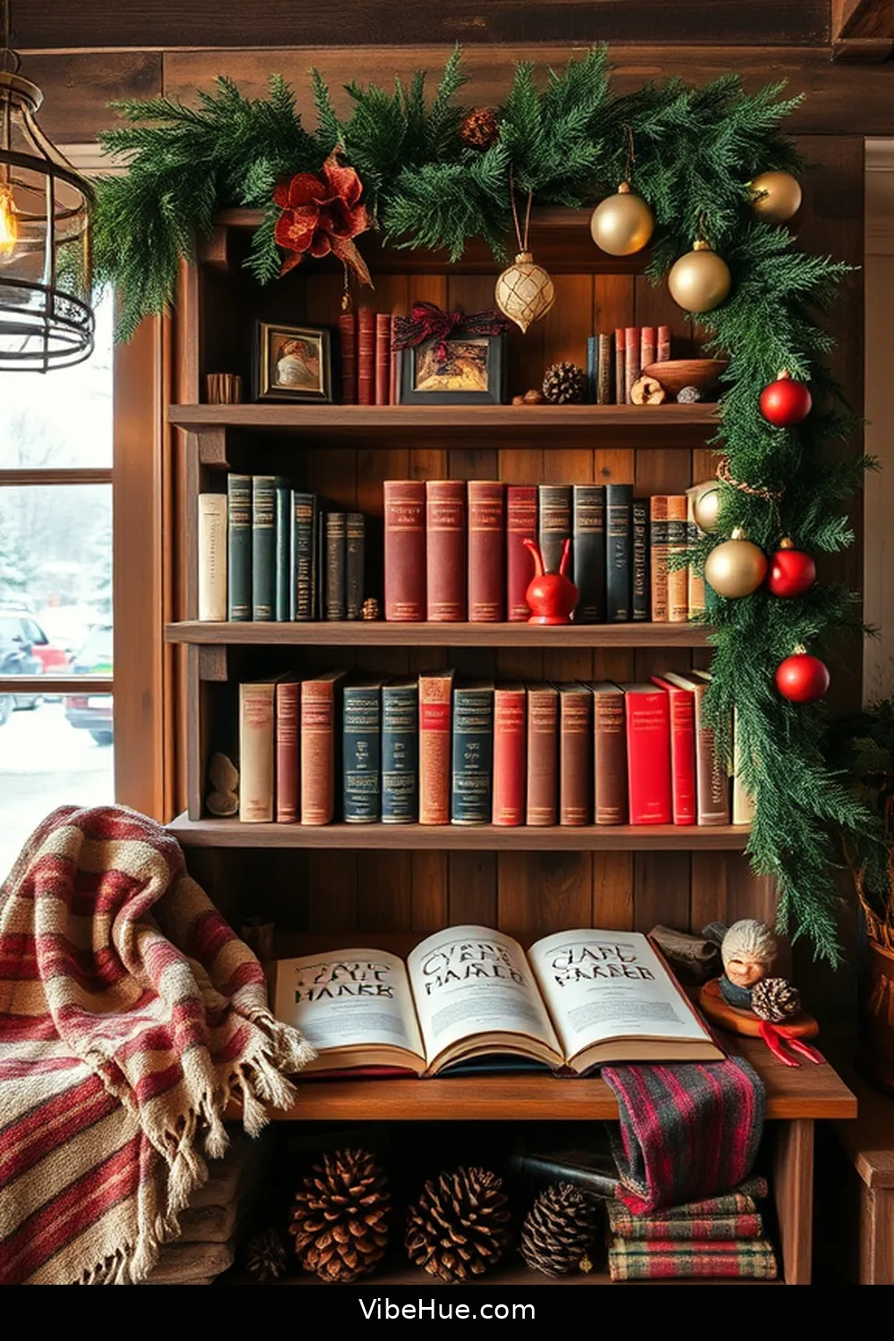 20 Rustic Decor Ideas for a Holiday Library Space 21 Set Up a Holiday-Themed Book Display for 20 Rustic Decor Ideas for a Holiday Library Space