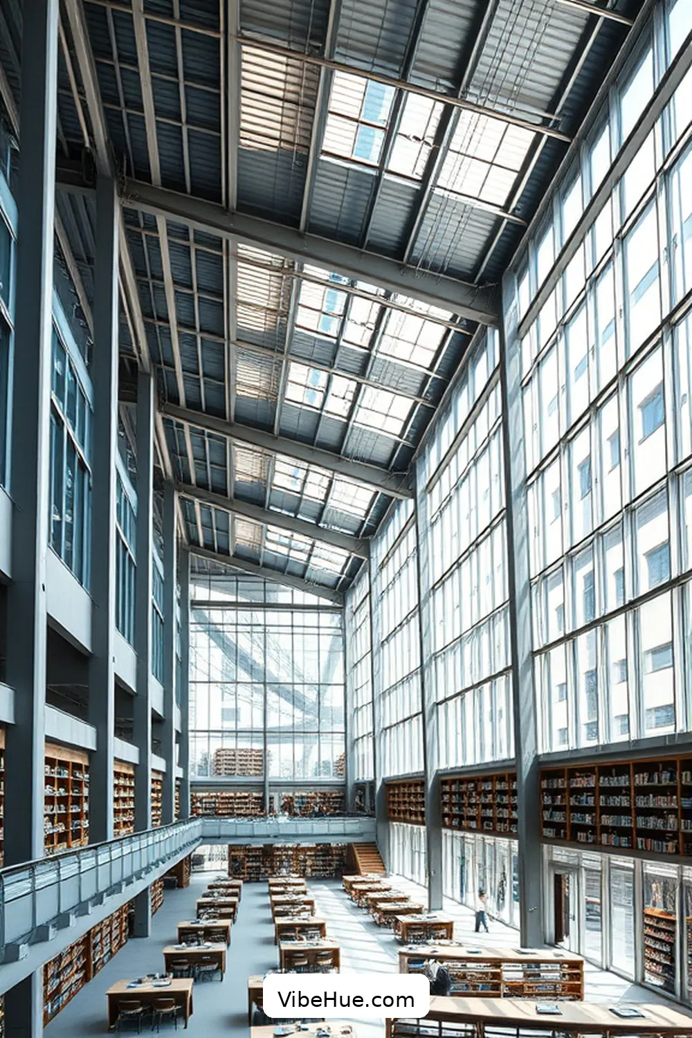 20 Stunning Year-Round Libraries in Industrial Style 15 The Central Library of Zurich, Zurich for 20 Stunning Year-Round Libraries in Industrial Style