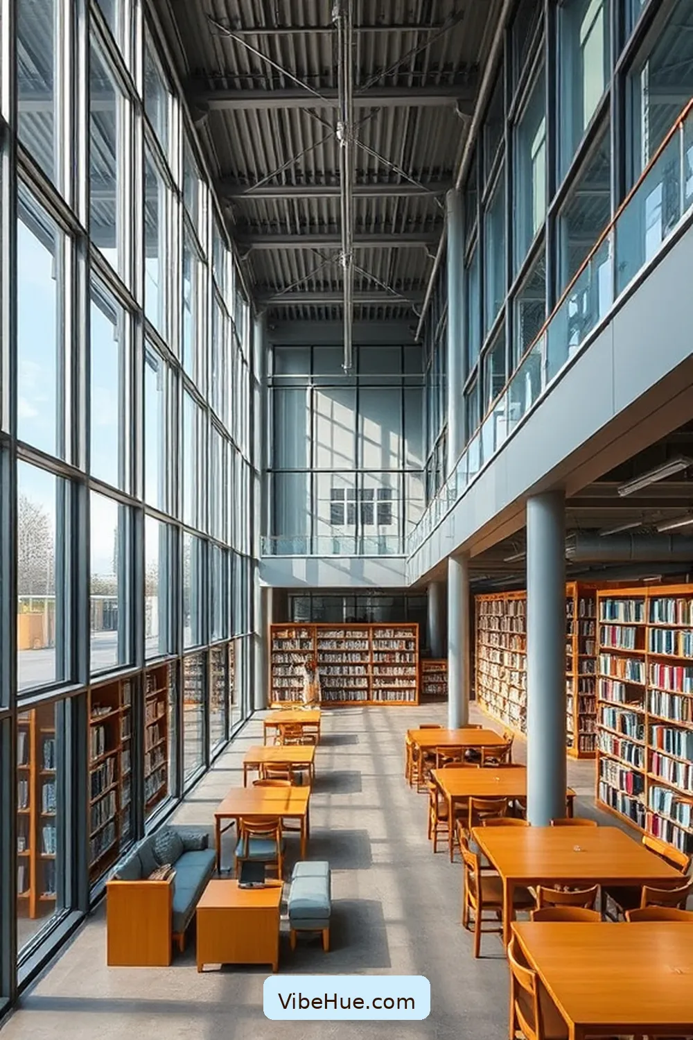 20 Stunning Year-Round Libraries in Industrial Style 13 The McNay Art Museum Library, San Antonio for 20 Stunning Year-Round Libraries in Industrial Style