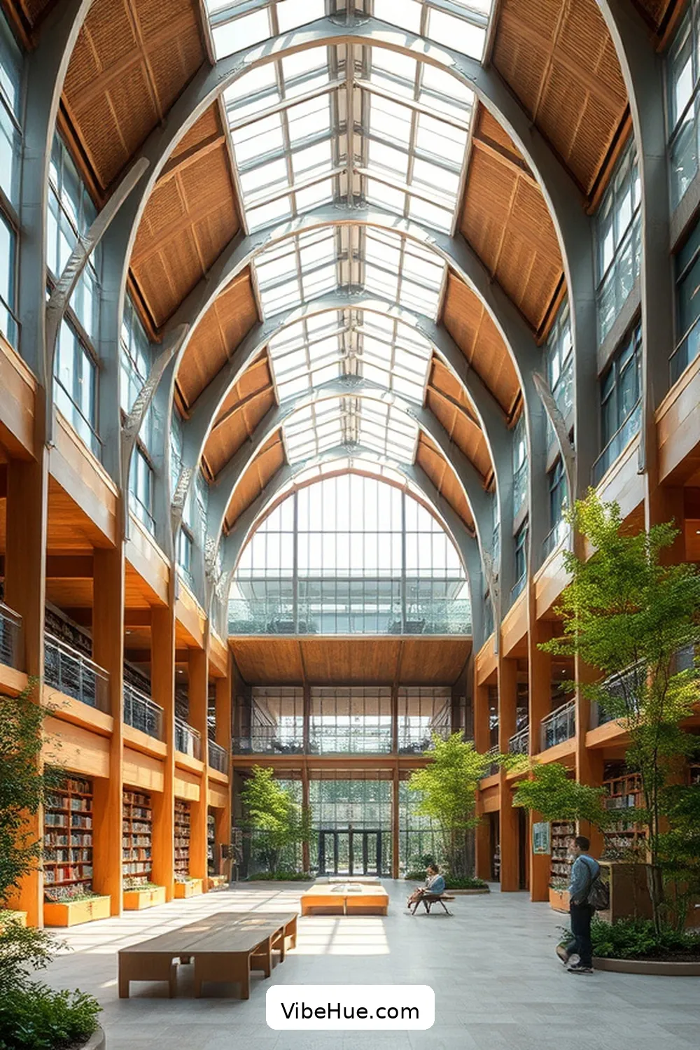 20 Stunning Year-Round Libraries in Industrial Style 20 The Shanghai Library, Shanghai for 20 Stunning Year-Round Libraries in Industrial Style