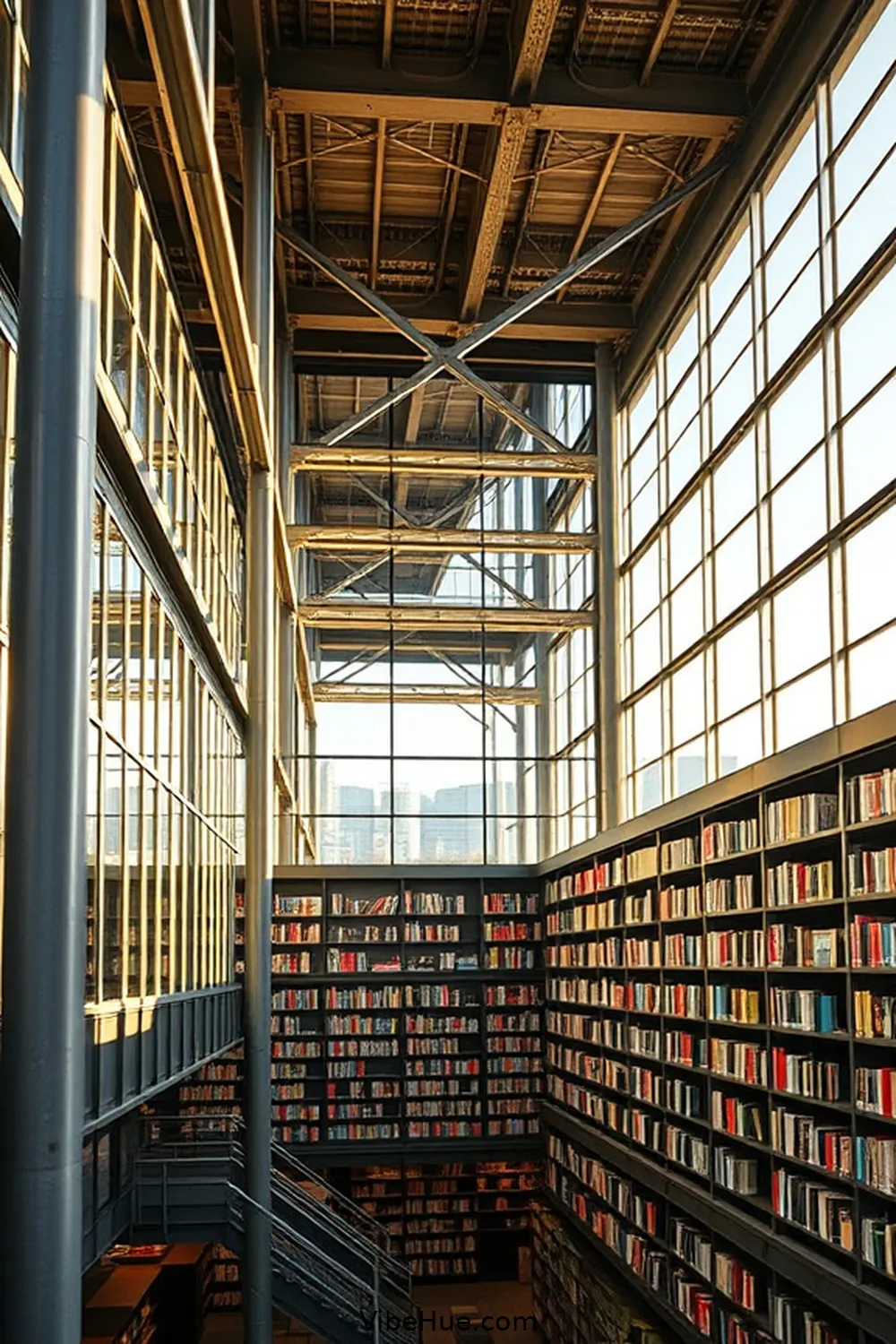 20 Stunning Year-Round Libraries in Industrial Style 17 The Southbank Centre Library, London for 20 Stunning Year-Round Libraries in Industrial Style