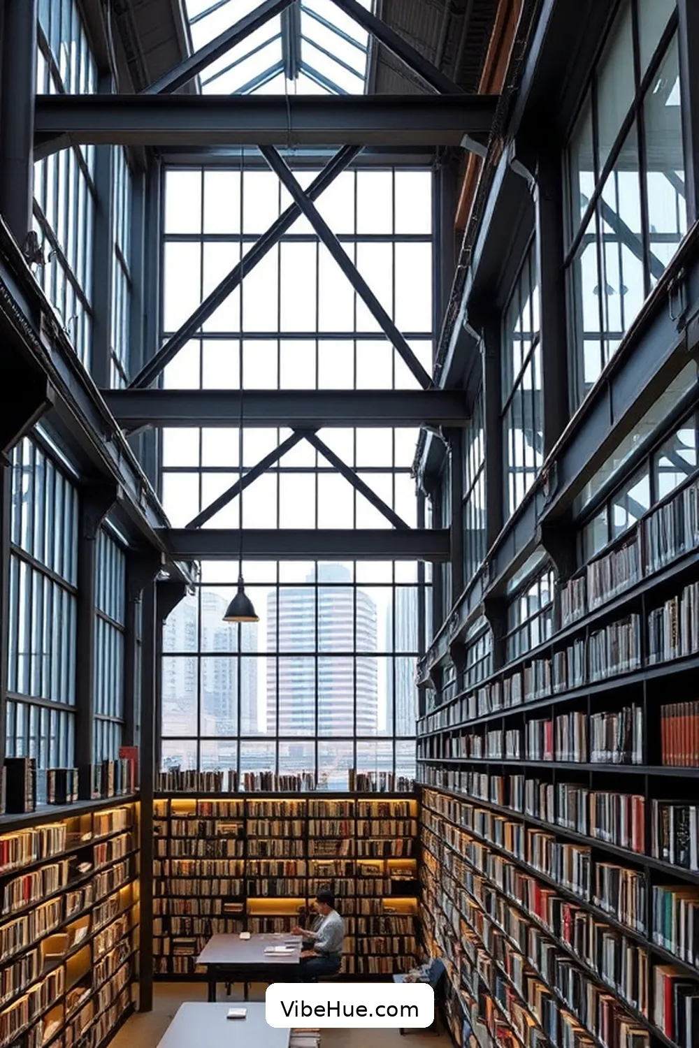 20 Stunning Year-Round Libraries in Industrial Style 5 The Tate Modern Library, London for 20 Stunning Year-Round Libraries in Industrial Style