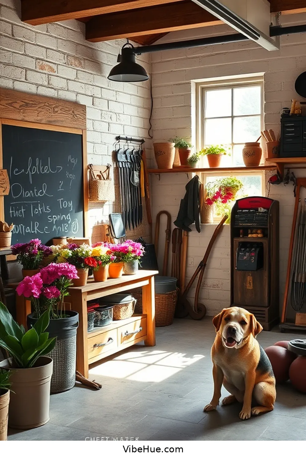 20 Tips for Designing a Traditional Style Spring Garage 17 Add a Chalkboard for Organization for 20 Tips for Designing a Traditional Style Spring Garage