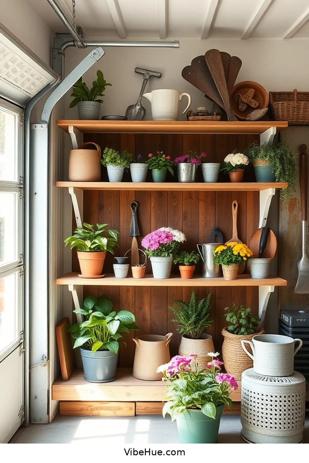 20 Tips for Designing a Traditional Style Spring Garage 7 Create Open Shelving for 20 Tips for Designing a Traditional Style Spring Garage