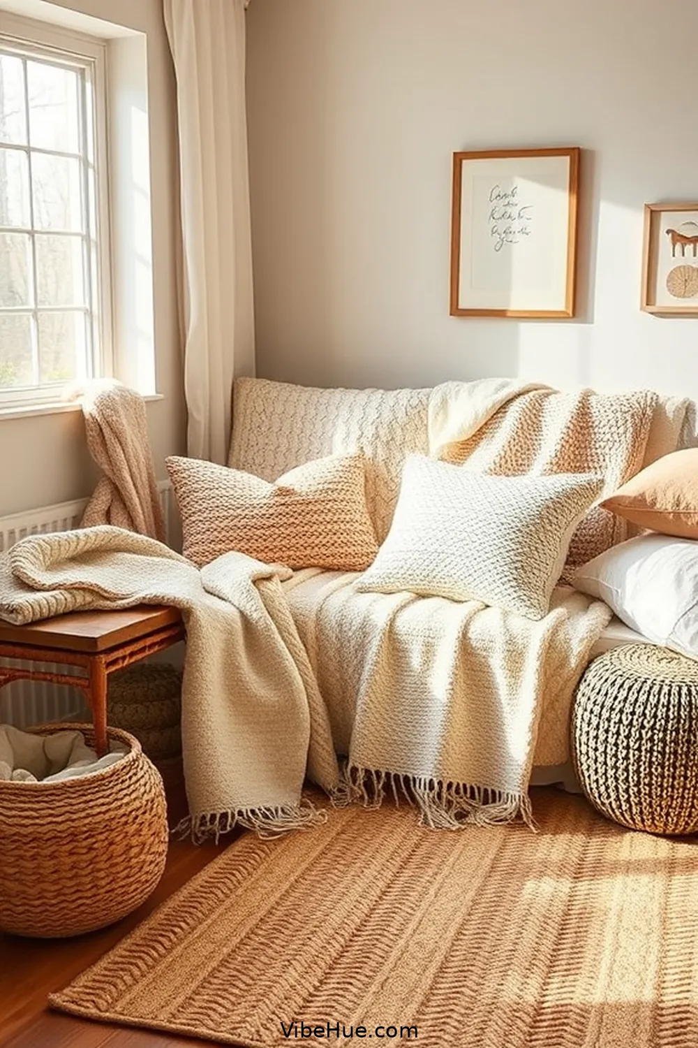 20 Tips for a Year-Round Modern Farmhouse Nursery Style 5 Add Textures With Fabrics for 20 Tips for a Year-Round Modern Farmhouse Nursery Style