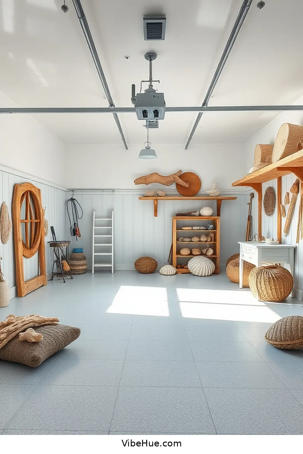 20 Ways to Create Coastal Style in Your Summer Garage 3 Install Coastal-Inspired Flooring for 20 Ways to Create Coastal Style in Your Summer Garage