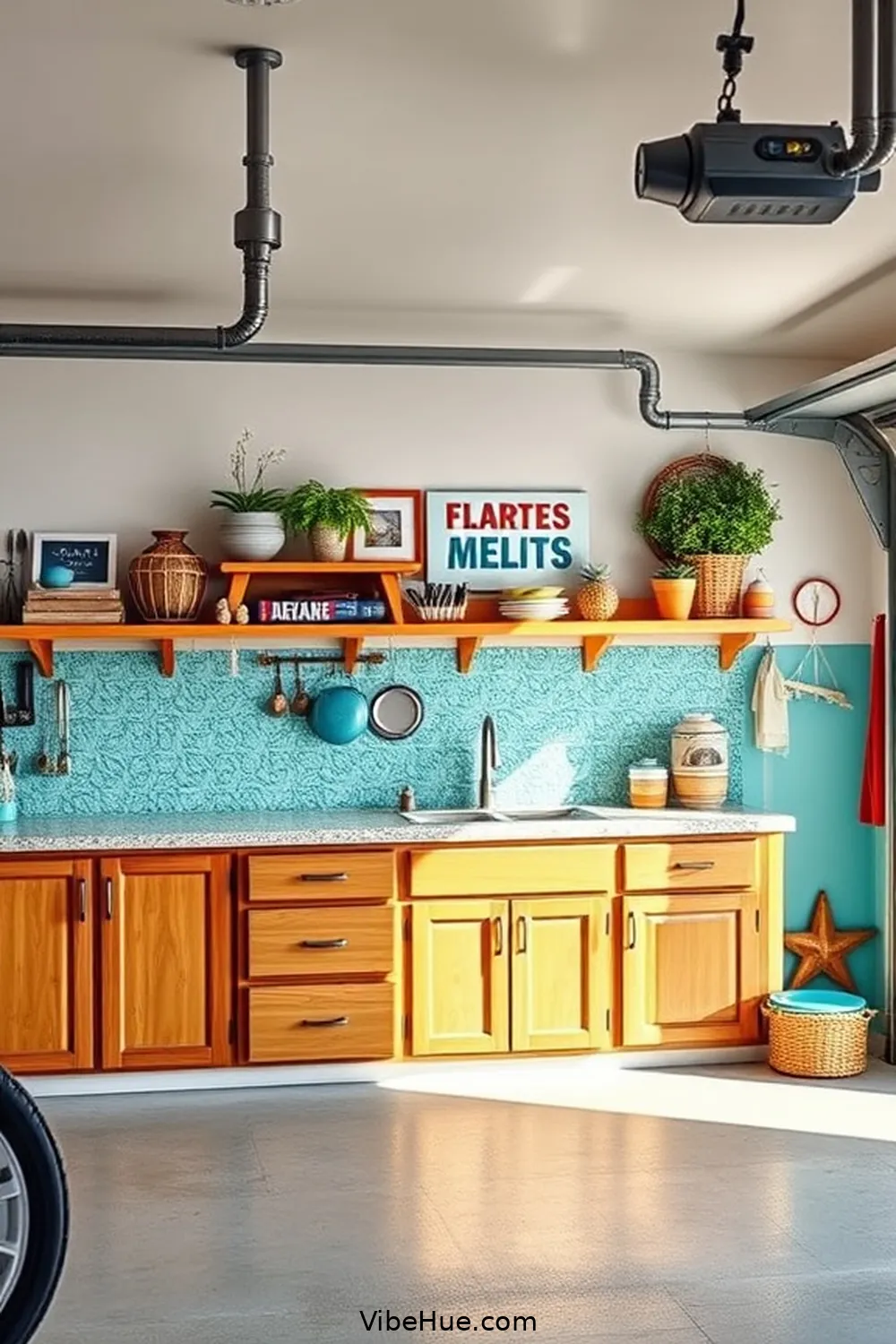 20 Ways to Create Coastal Style in Your Summer Garage 19 Integrate a Coastal-Style Backsplash for 20 Ways to Create Coastal Style in Your Summer Garage