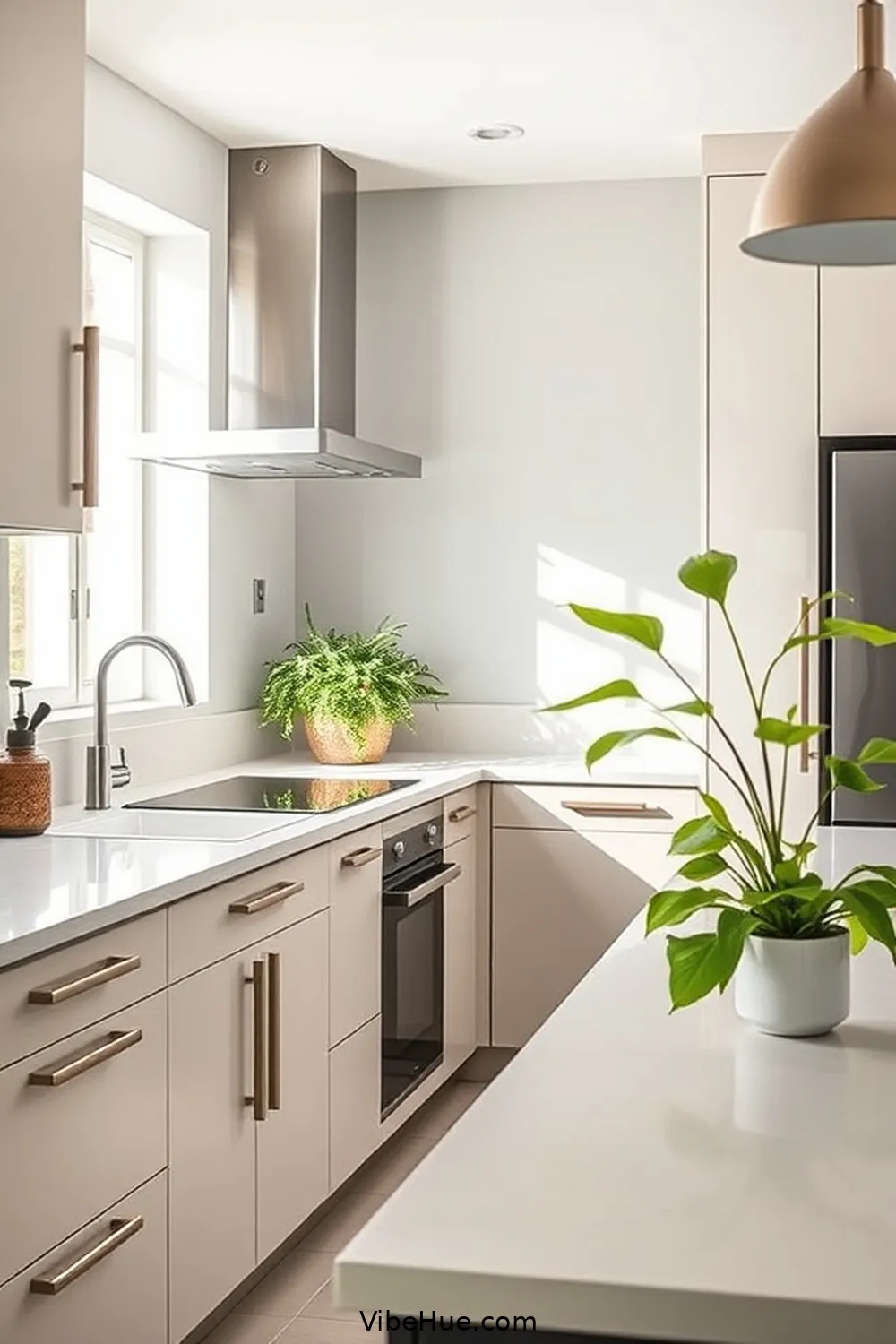 Choose Simple Hardware for 20 Ways to Create a Minimalist Style Spring Kitchen