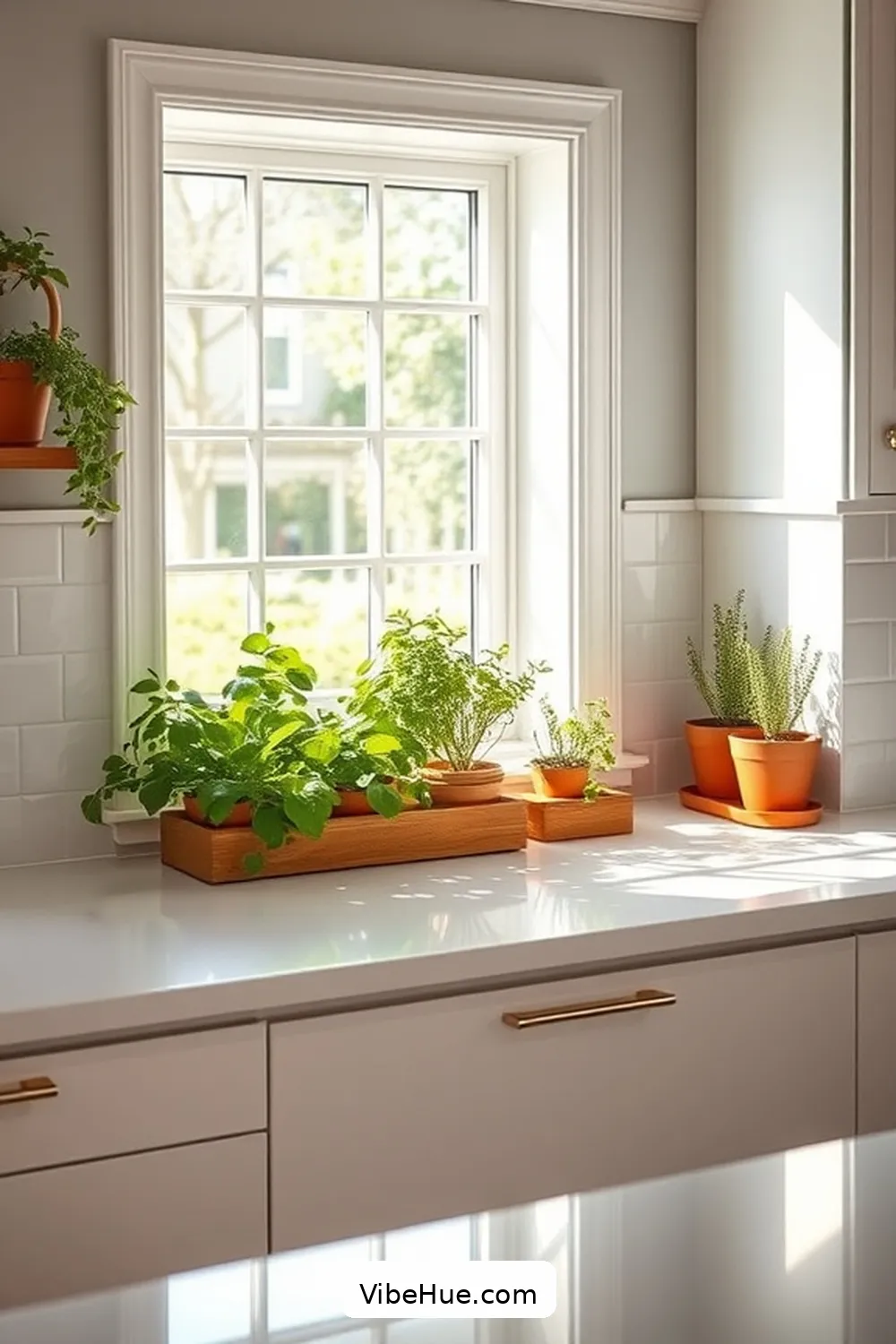 Create a Herb Garden for 20 Ways to Create a Minimalist Style Spring Kitchen