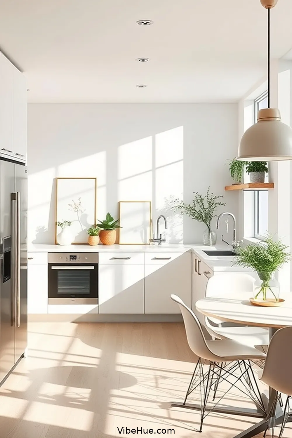 Personalize With Minimal Art for 20 Ways to Create a Minimalist Style Spring Kitchen