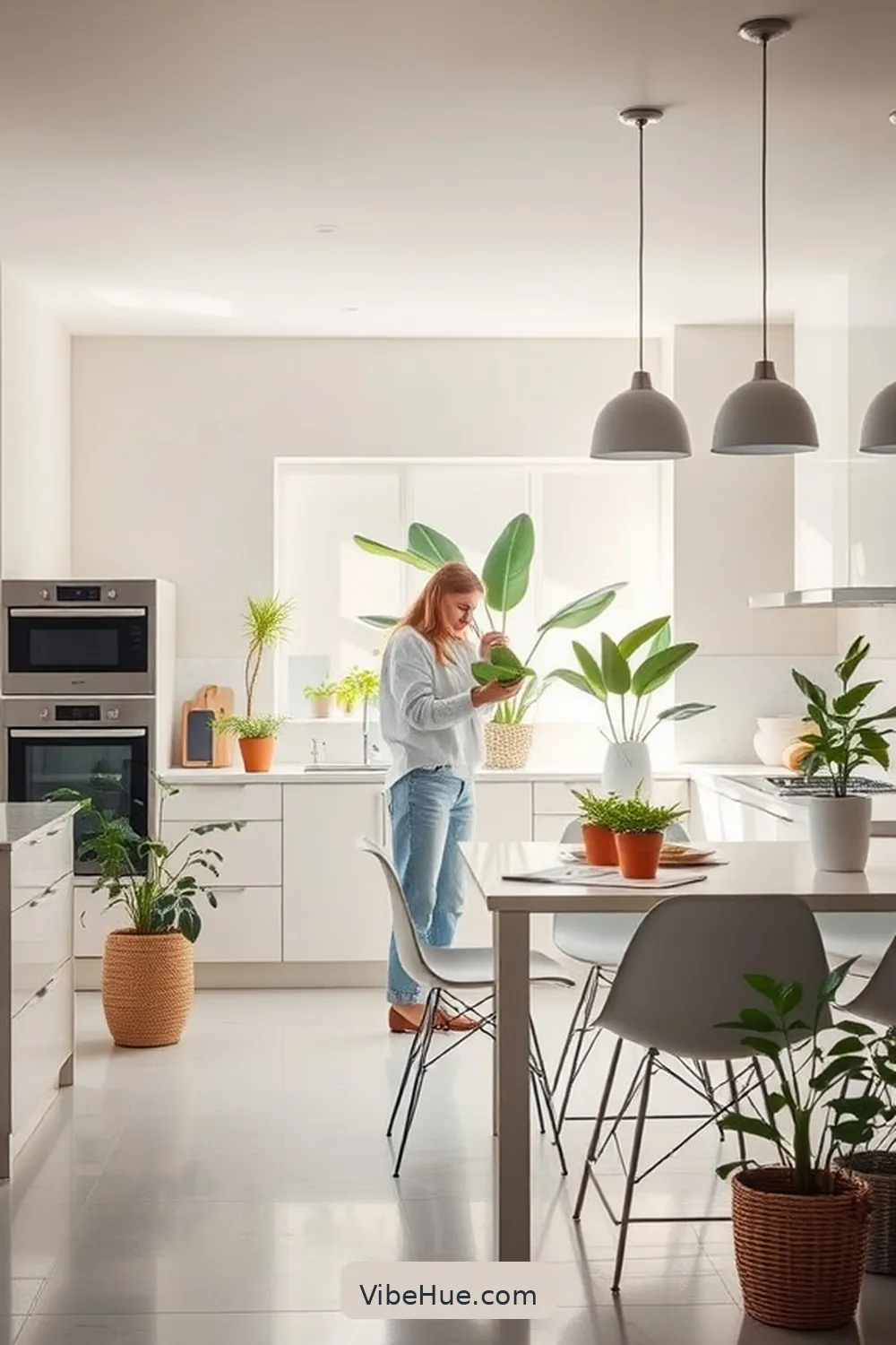 Remove Excess Furniture for 20 Ways to Create a Minimalist Style Spring Kitchen