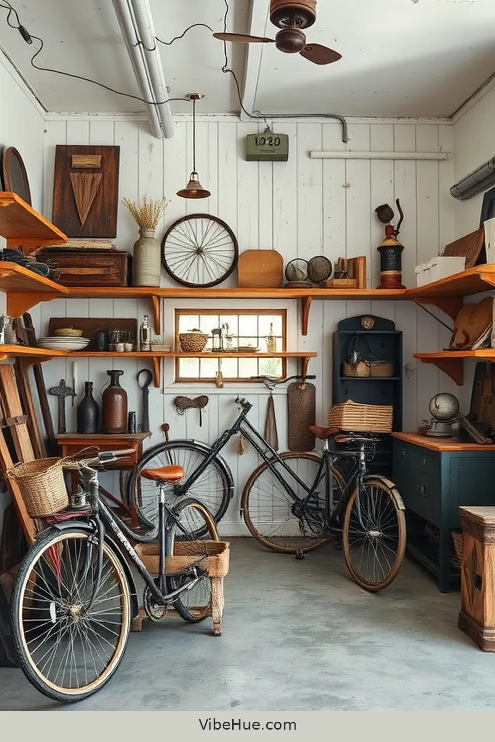 20 Ways to Create a Rustic Summer Garage Style 3 Add Vintage Decor Items for 20 Ways to Create a Rustic Summer Garage Style