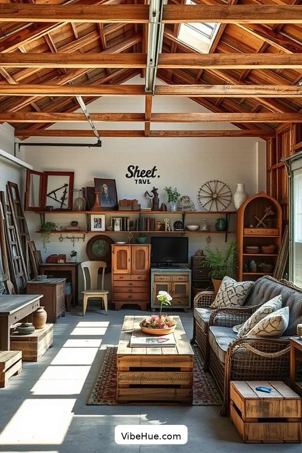 20 Ways to Create a Rustic Summer Garage Style 18 Incorporate Antiques and Vintage Finds for 20 Ways to Create a Rustic Summer Garage Style