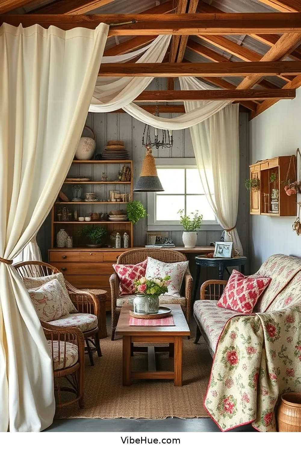 20 Ways to Create a Rustic Summer Garage Style 5 Incorporate Textiles in Soft Fabrics for 20 Ways to Create a Rustic Summer Garage Style