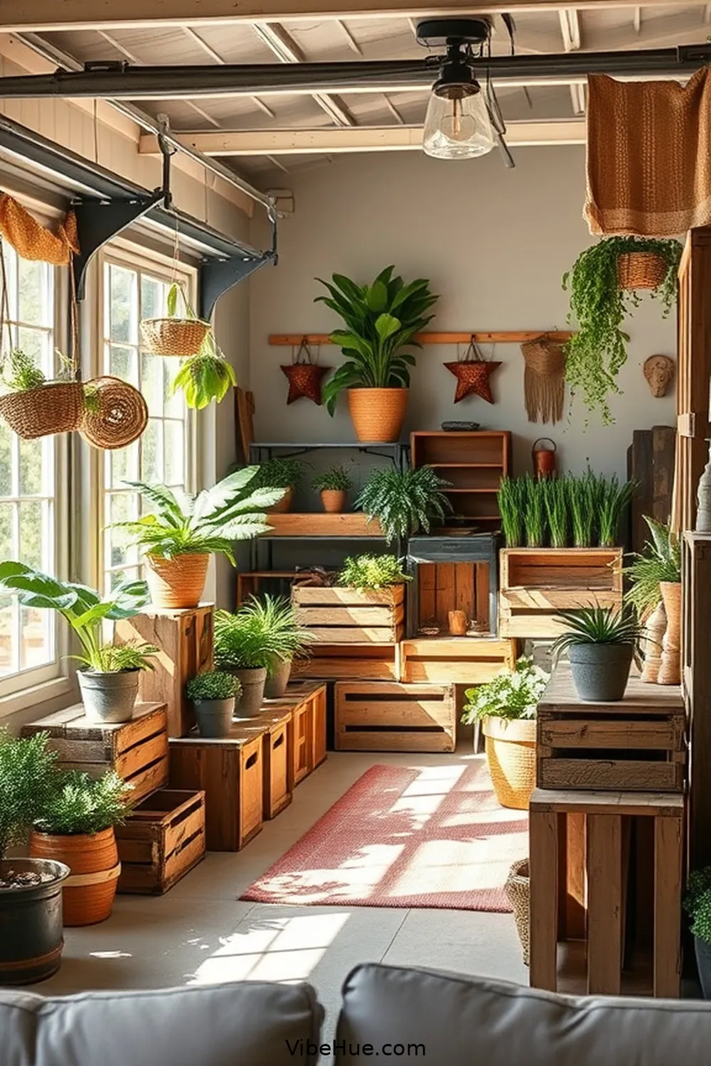 20 Ways to Create a Rustic Summer Garage Style 21 Use Outdoor Elements Inside for 20 Ways to Create a Rustic Summer Garage Style