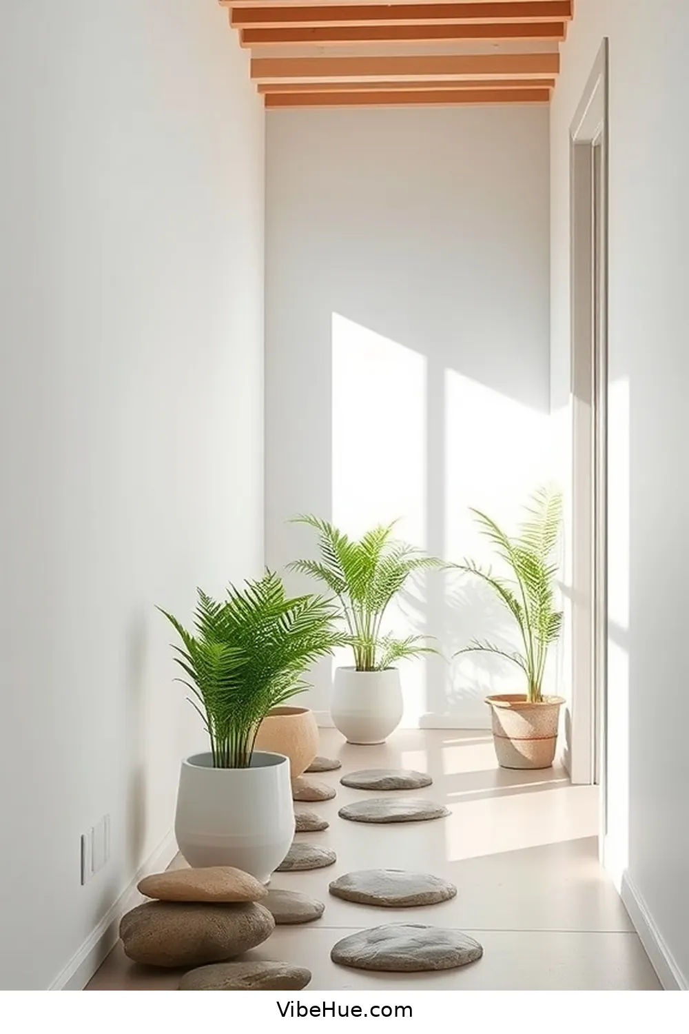 20 Ways to Create a Spring Hallway in Minimalist Style 19 Add Simple Greenery for 20 Ways to Create a Spring Hallway in Minimalist Style