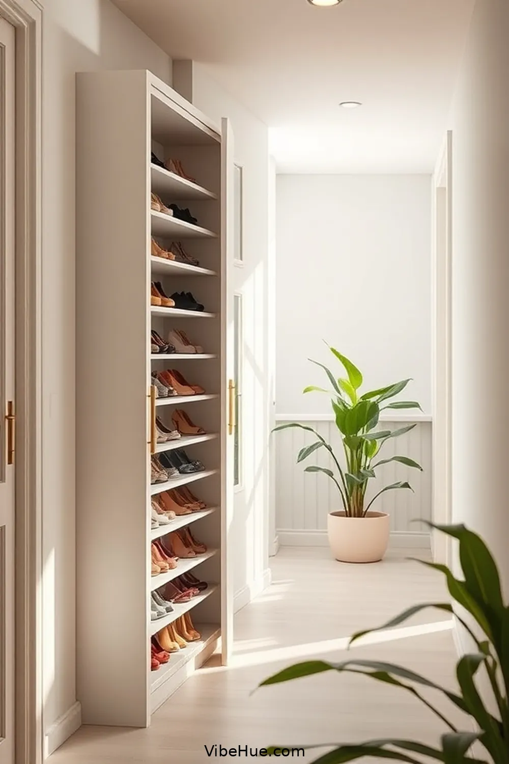 20 Ways to Create a Spring Hallway in Minimalist Style 13 Keep Shoes Organized and Out of Sight for 20 Ways to Create a Spring Hallway in Minimalist Style