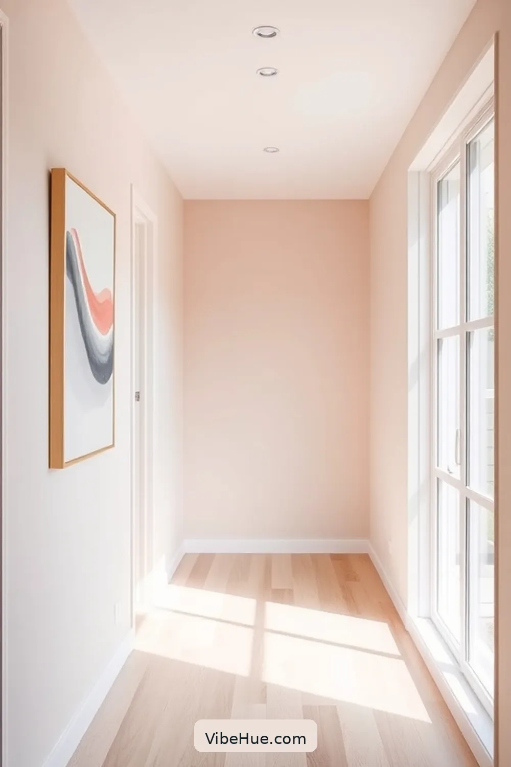 20 Ways to Create a Spring Hallway in Minimalist Style 5 Use Simple Wall Art for 20 Ways to Create a Spring Hallway in Minimalist Style