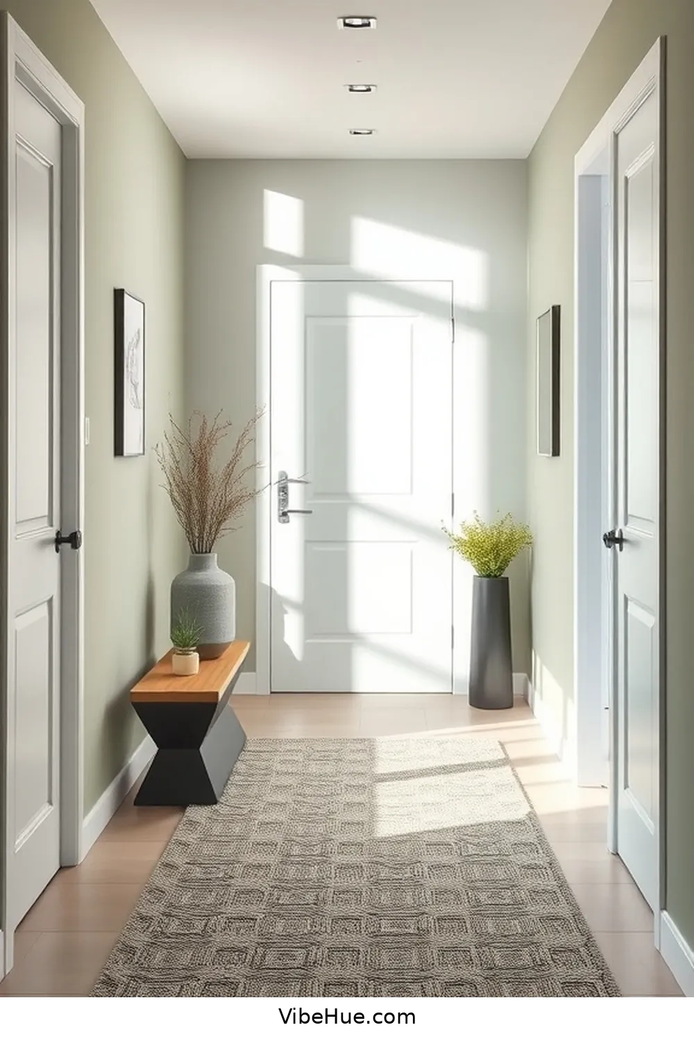 20 Ways to Create a Spring Hallway in Minimalist Style 11 Utilize Textured Rugs for 20 Ways to Create a Spring Hallway in Minimalist Style