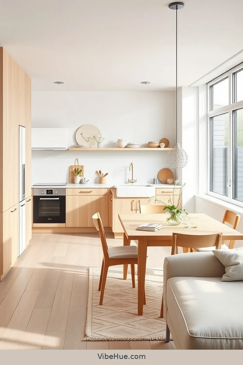 Opt for Simple yet Elegant Furniture for 21 Essential Elements for a Scandinavian Style Holiday Kitchen