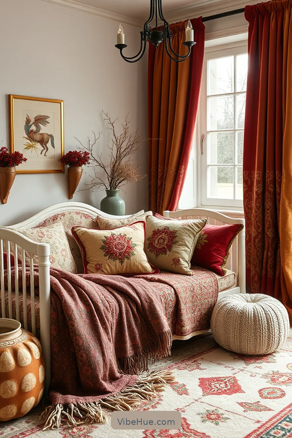 21 Essential Elements for a Winter Nursery in Traditional Style 6 Layered Textiles for 21 Essential Elements for a Winter Nursery in Traditional Style