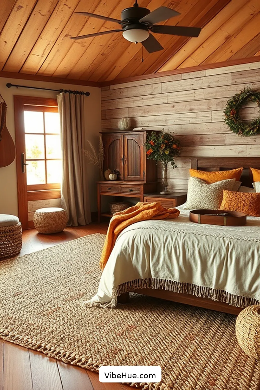 21 Key Elements for Rustic Fall Bedroom Style 7 Natural Fiber Rugs for 21 Key Elements for Rustic Fall Bedroom Style