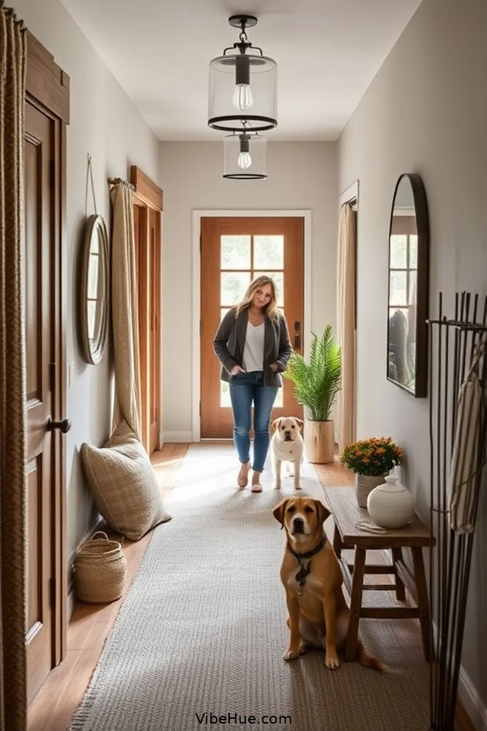 21 Key Elements for a Year-Round Modern Farmhouse Hallway Style 2 Incorporate Neutral Color Palettes for 21 Key Elements for a Year-Round Modern Farmhouse Hallway Style