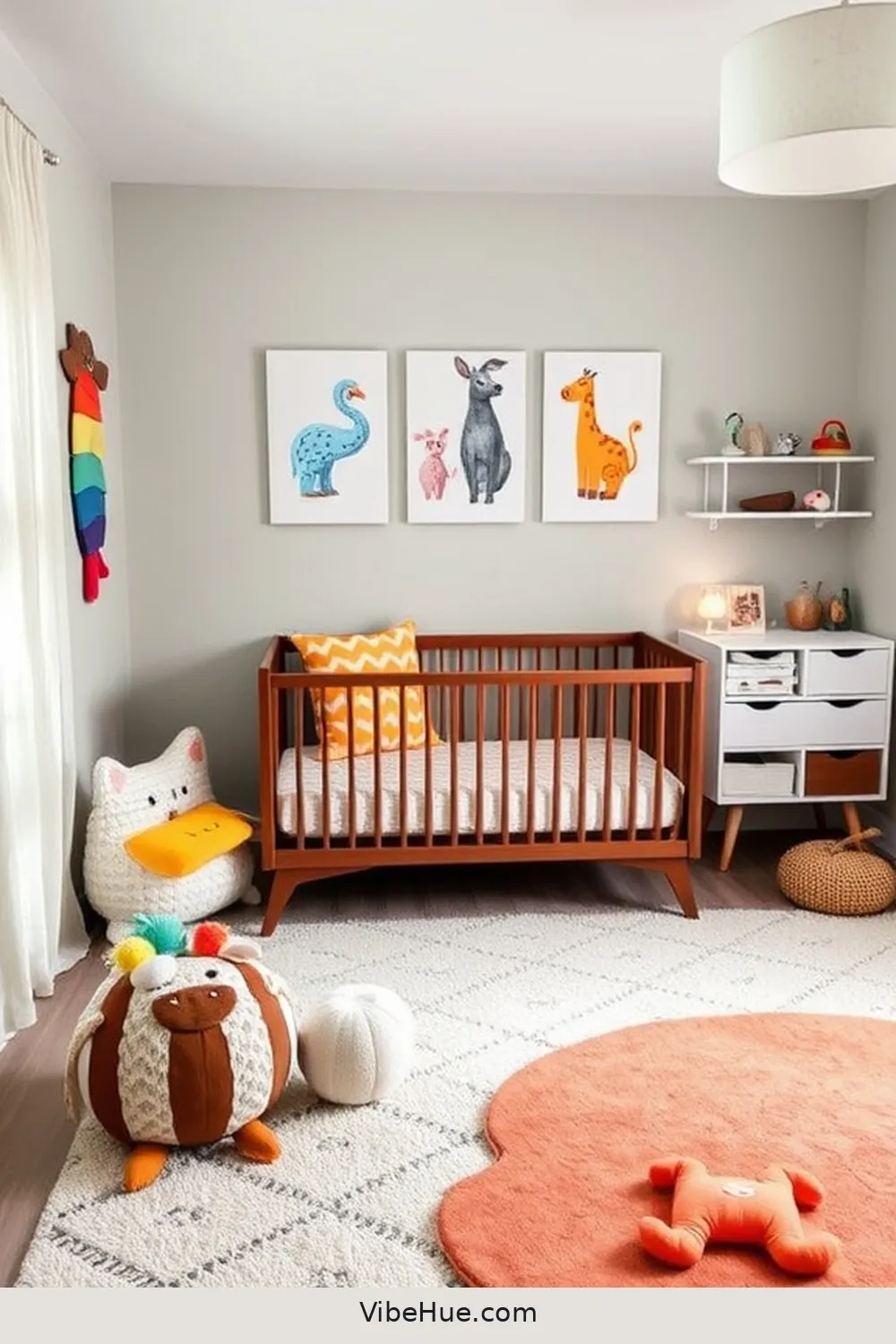 21 Tips for Holiday Nursery Design in Mid-Century Modern Style 6 5. Add a Touch of Whimsy for 21 Tips for Holiday Nursery Design in Mid-Century Modern Style