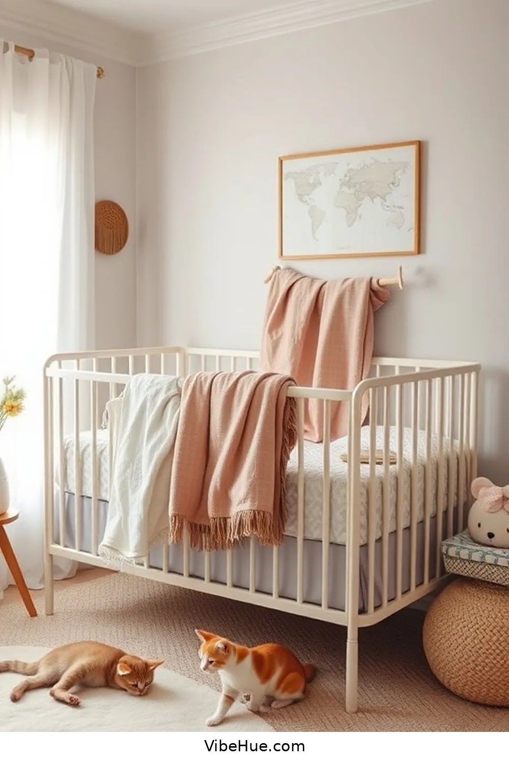 21 Tips for Holiday Nursery Design in Mid-Century Modern Style 10 9. Use Textured Fabrics for 21 Tips for Holiday Nursery Design in Mid-Century Modern Style