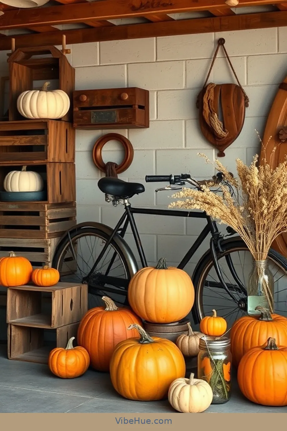Use Vintage or Antique Decor for 21 Ways to Create Rustic Style in Your Fall Garage
