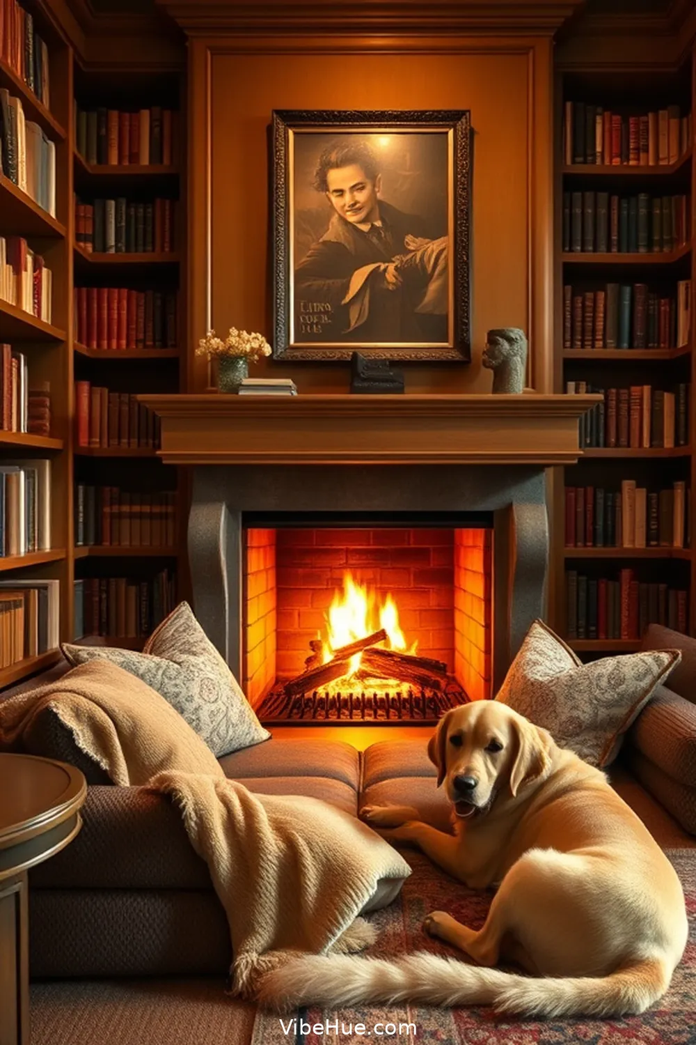 21 Ways to Create a Rustic Fall Library Style 2 Choose a Warm Color Palette for 21 Ways to Create a Rustic Fall Library Style