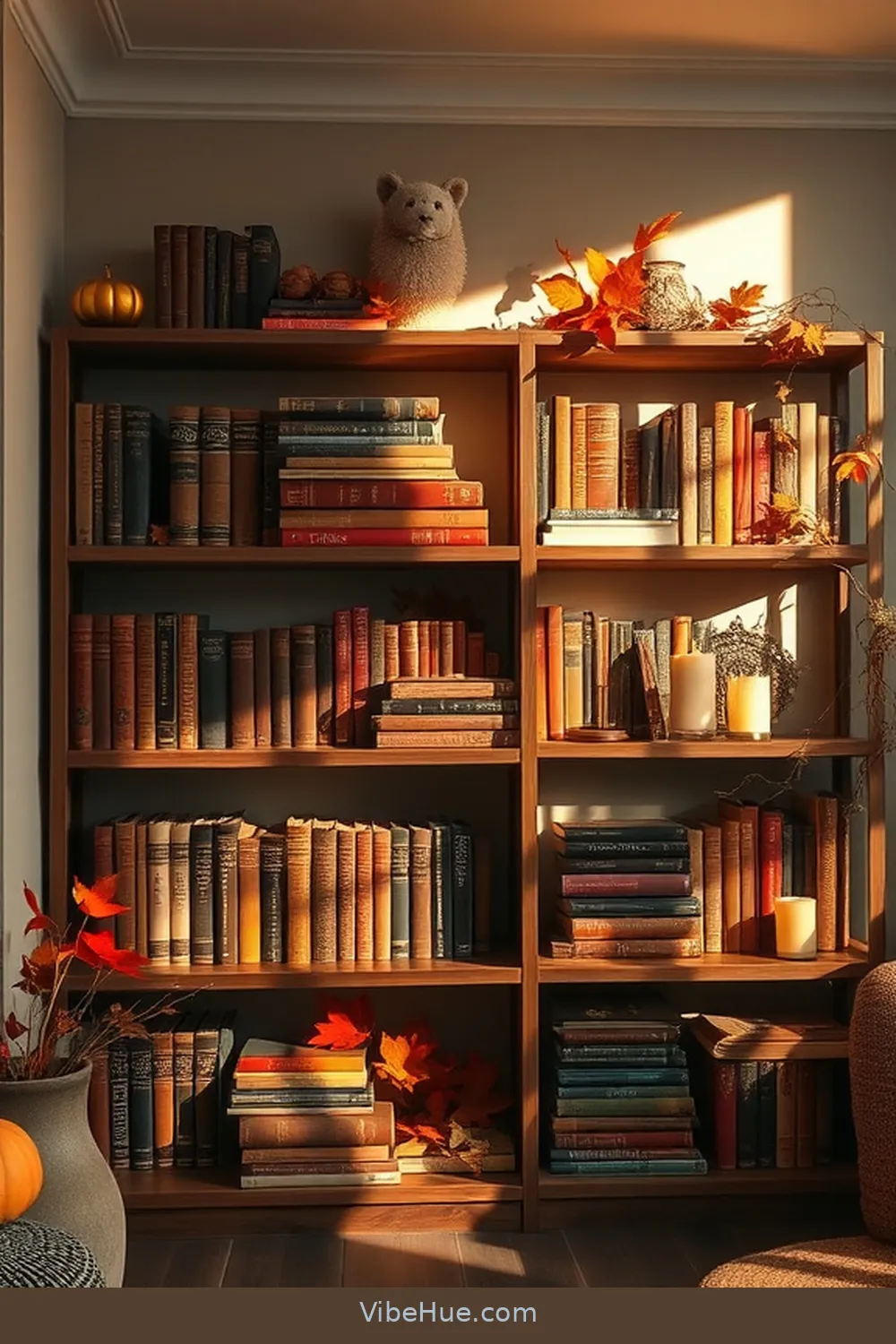 21 Ways to Create a Rustic Fall Library Style 9 Utilize Layered Lighting for 21 Ways to Create a Rustic Fall Library Style