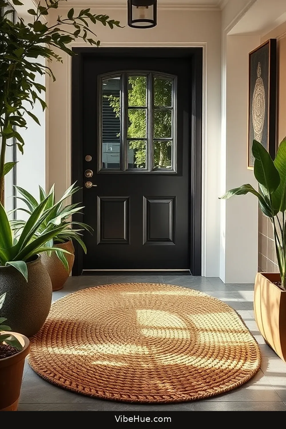 21 Ways to Create a Summer Hallway in Scandinavian Style 16 Create a Welcoming Entry Mat for 21 Ways to Create a Summer Hallway in Scandinavian Style