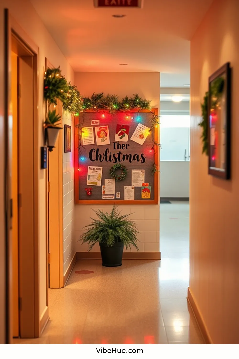 Create a Cheerful Message Board for 22 Contemporary Holiday Hallway Ideas for Your Home Style