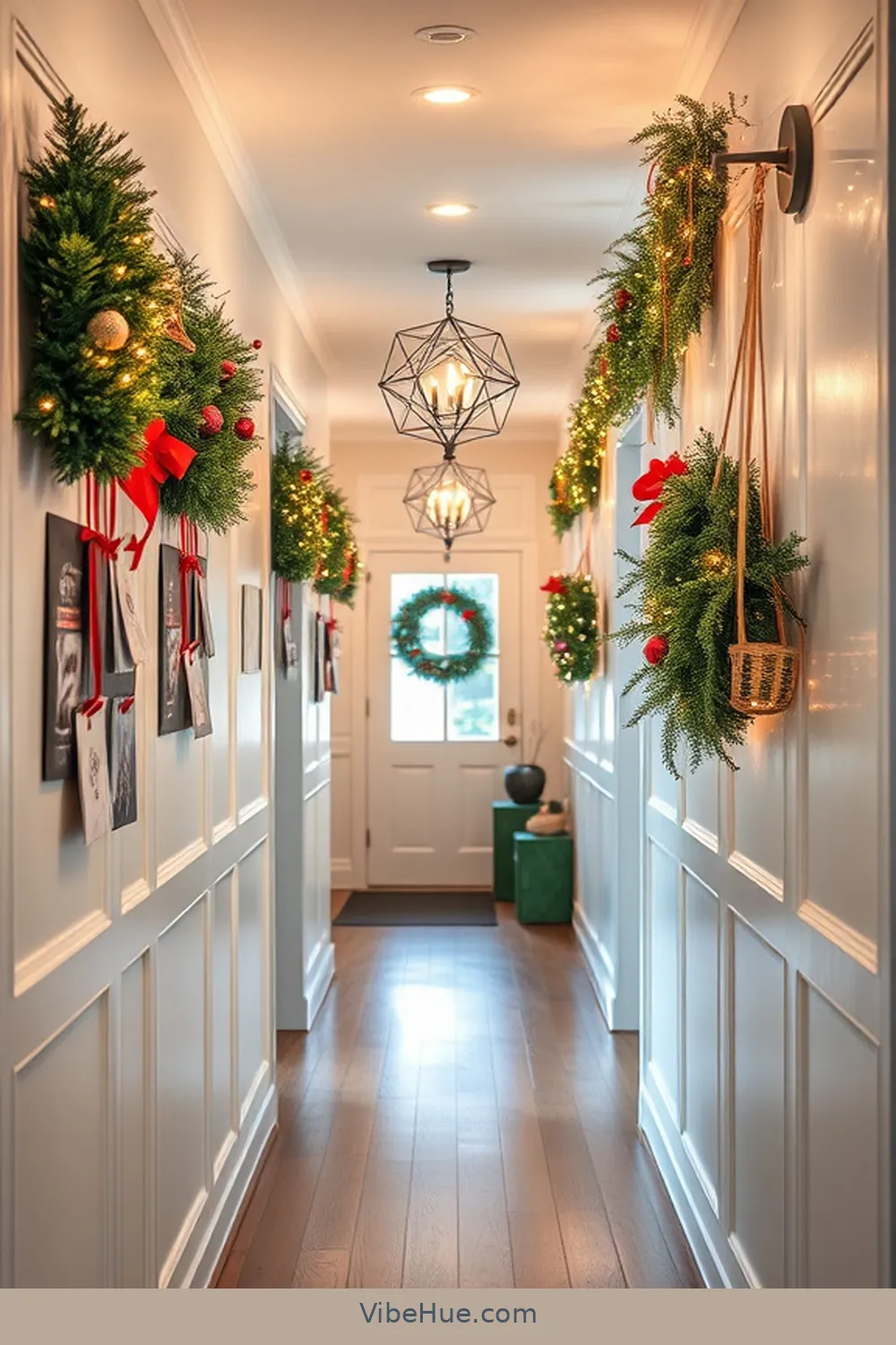 Display Holiday Cards Creatively for 22 Contemporary Holiday Hallway Ideas for Your Home Style