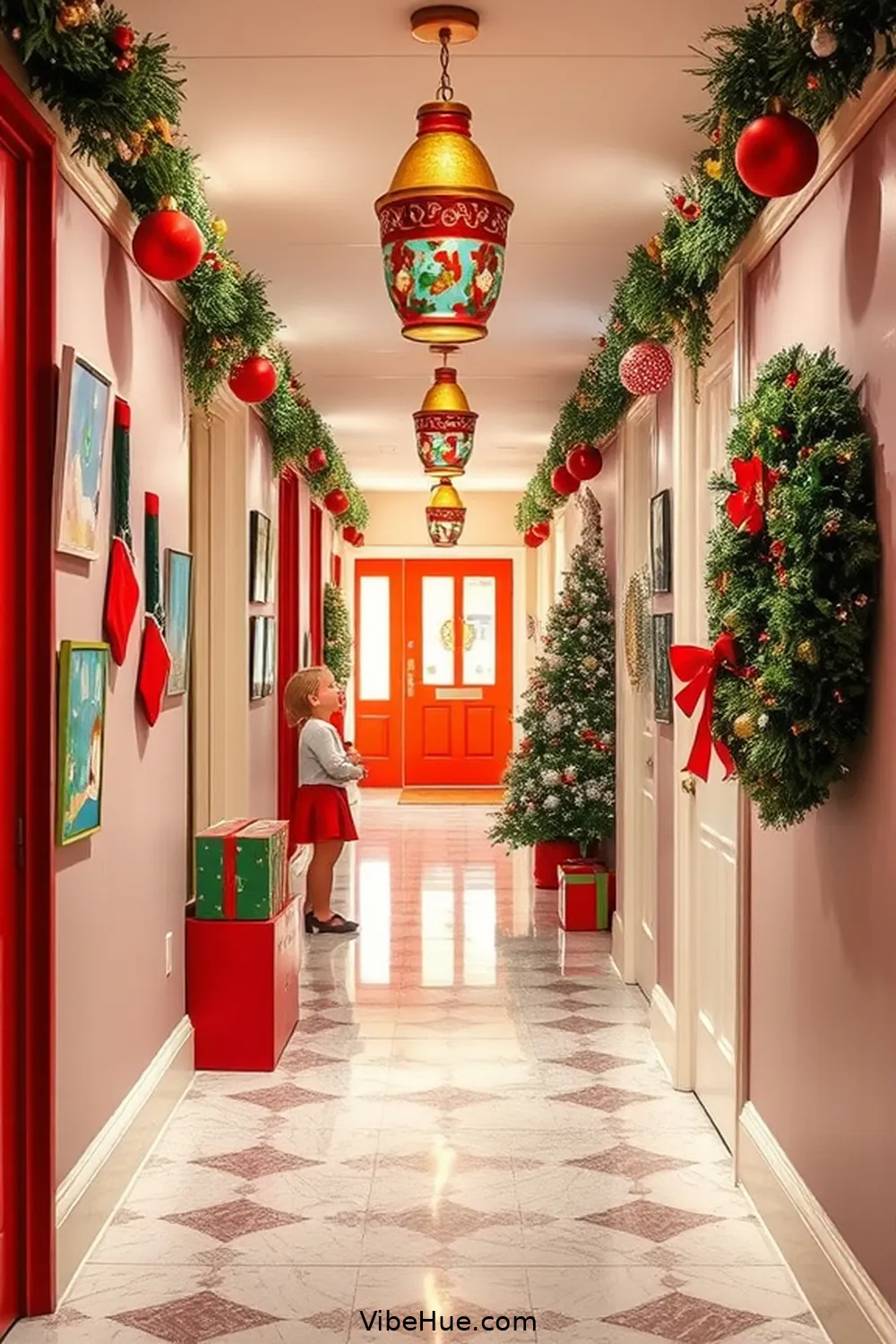 Incorporate Interactive Elements for Kids for 22 Contemporary Holiday Hallway Ideas for Your Home Style