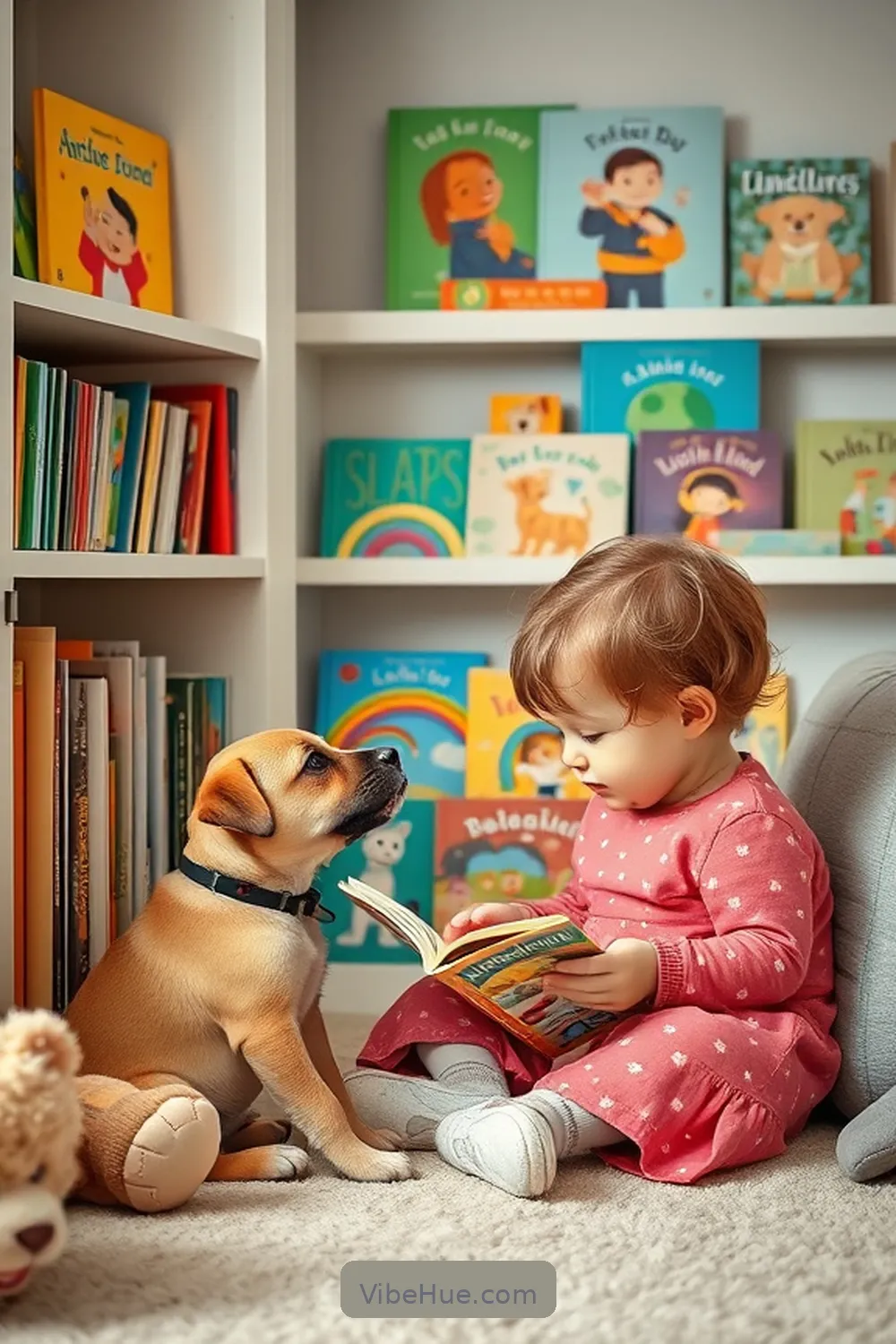 22 Contemporary Style Ideas for a Holiday Nursery 11 10. Curate a Fun Book Nook for 22 Contemporary Style Ideas for a Holiday Nursery