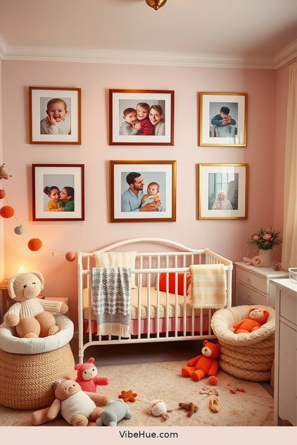 22 Contemporary Style Ideas for a Holiday Nursery 16 15. Frame Family Holiday Photos for 22 Contemporary Style Ideas for a Holiday Nursery