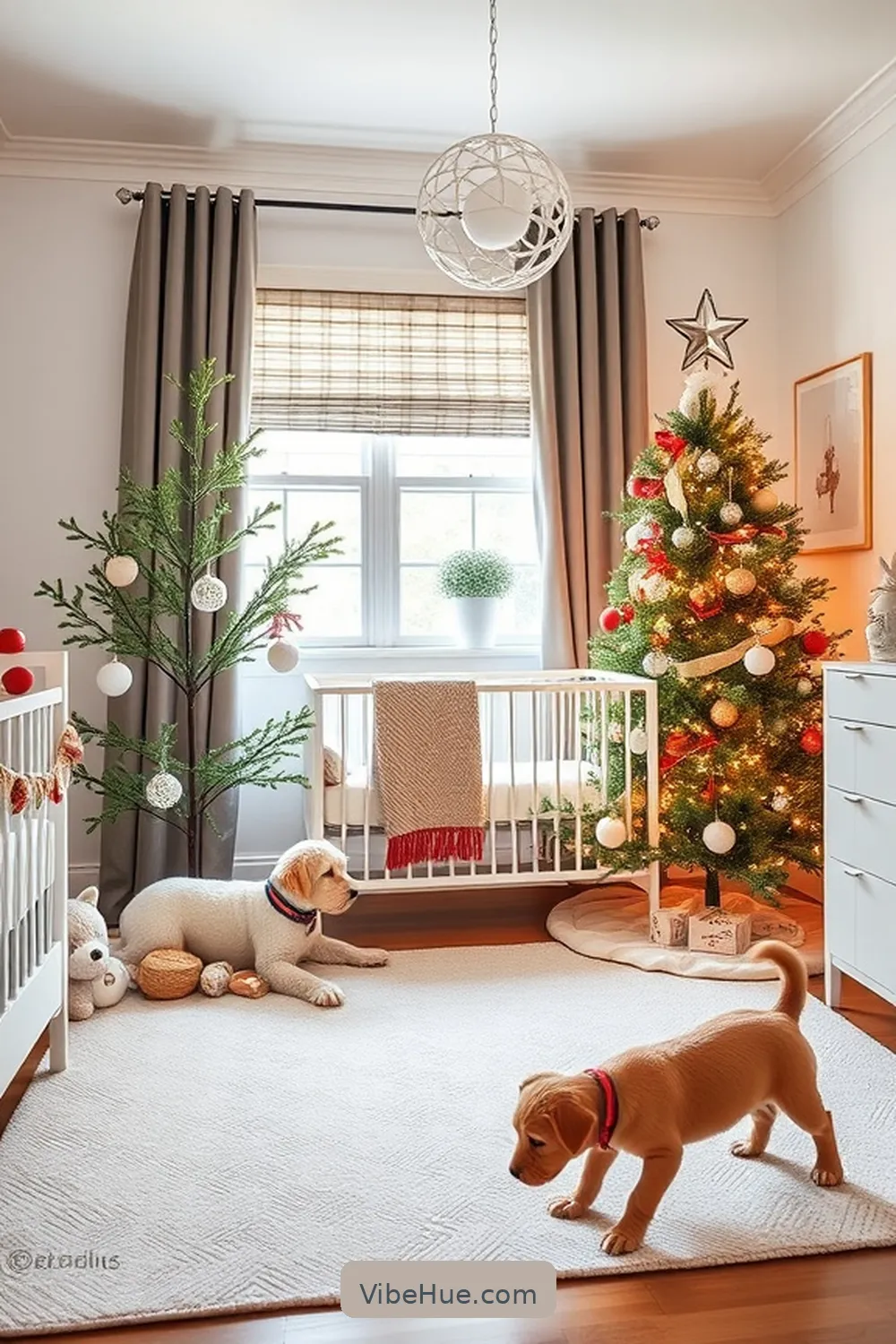 22 Contemporary Style Ideas for a Holiday Nursery 3 2. Choose Modern Holiday Decor for 22 Contemporary Style Ideas for a Holiday Nursery