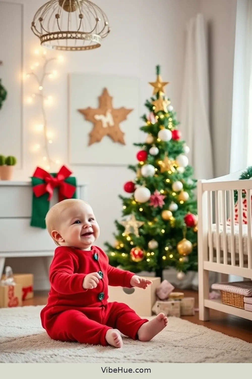22 Contemporary Style Ideas for a Holiday Nursery 2 Embrace a Festive Color Palette for 22 Contemporary Style Ideas for a Holiday Nursery