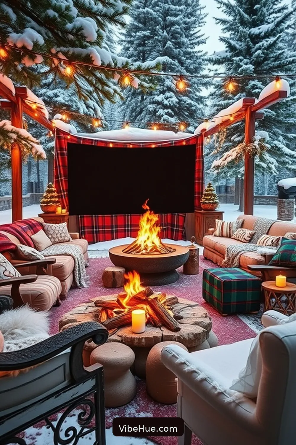 Build a Movie or Game Area for 22 Essential Tips for Bohemian Winter Outdoor Patio Style