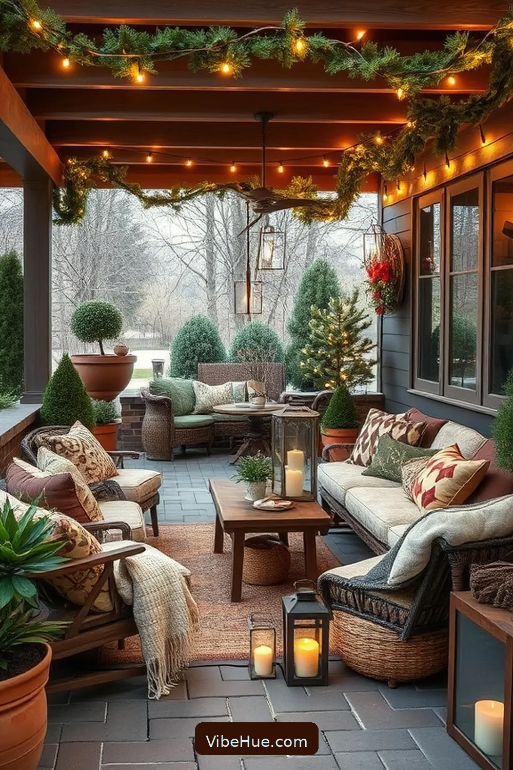 Utilize Vintage Furniture for 22 Essential Tips for Bohemian Winter Outdoor Patio Style